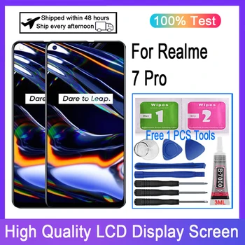 Оригиналът е За Realme 7 Pro RMX2170 Подмяна на Дигитайзер със Сензорен екран и LCD дисплей