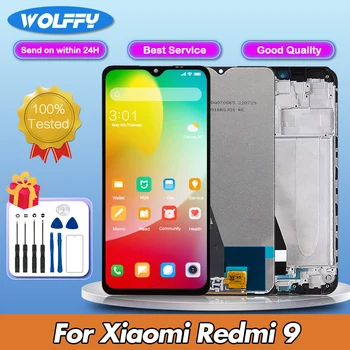 6,53 инчов Дисплей За Xiaomi Redmi 9 LCD M2004J19G M2004J19C Сензорен Екран Дигитайзер, Монтаж на резервни Части За Телефони Подмяна на Цената на Едро